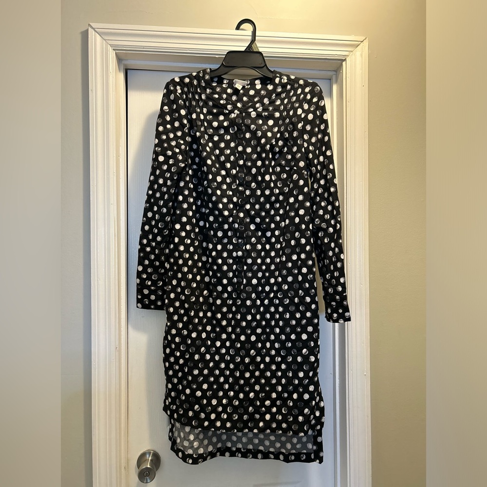 Merona Black and White Patterned Dress